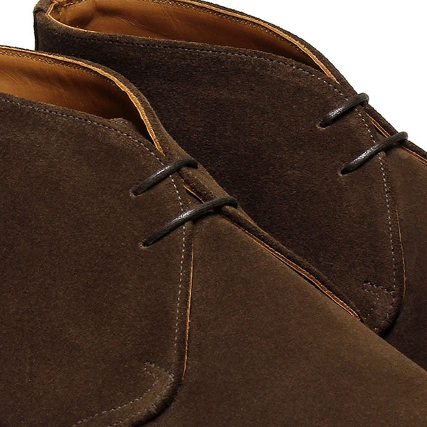 Chocolate Suede Hi Top Sanders Chukka Boot