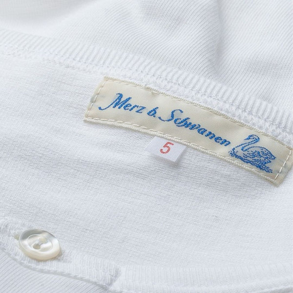 White 207 Classic Fit Loopwheeled Henley 7.2 oz Cotton T-shirt