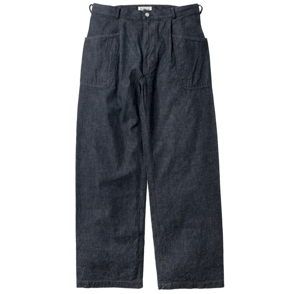 44-702D One Wash Indigo Military Utility Denim Trousers