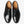 Black 771 Polished Leather Plain Tie Derby Shoes