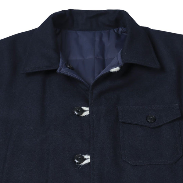 Navy Hebron Reversible Wool Jacket
