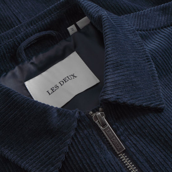 Dark Navy Marchall Corduroy Coach Jacket