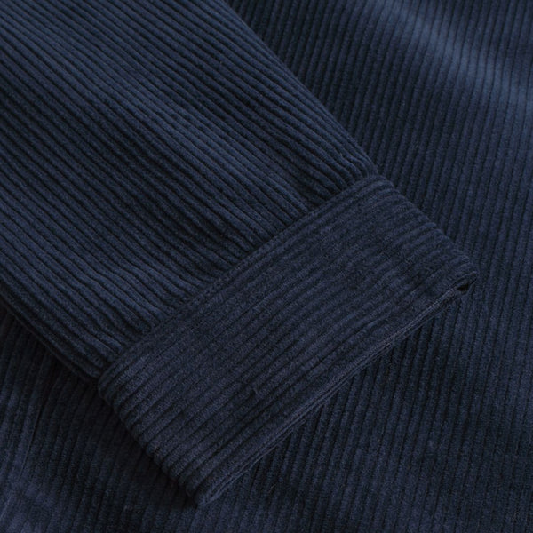 Dark Navy Marchall Corduroy Coach Jacket
