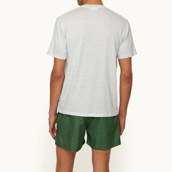 Springwater Blue Stretch Linen T-Shirt