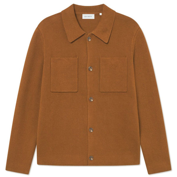 Monk's Robe Brown Fischer Cotton Milano Overshirt