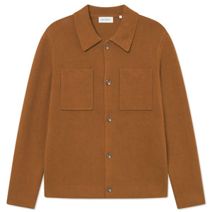 Monk's Robe Brown Fischer Cotton Milano Overshirt