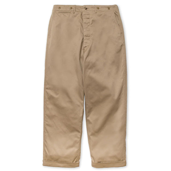 44-701T Beige Cotton Twill Trousers