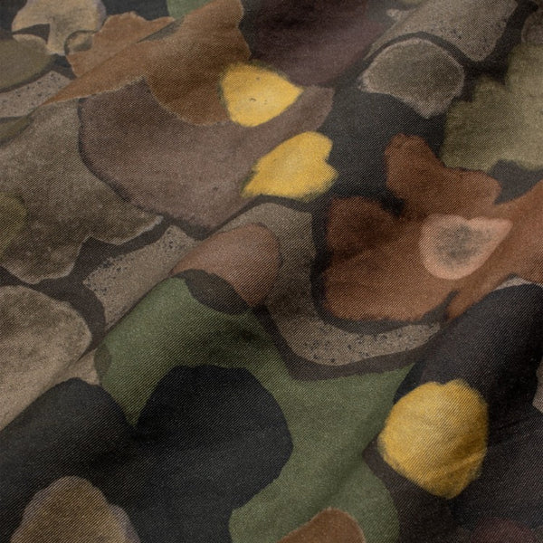 Brown Yami Floral Busey S/S Shirt