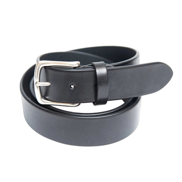 Black 130 cm Bridle Leather Belt