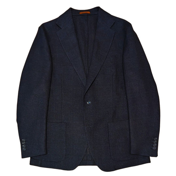 Navy Shadow Windowpane Aria Sport Jacket