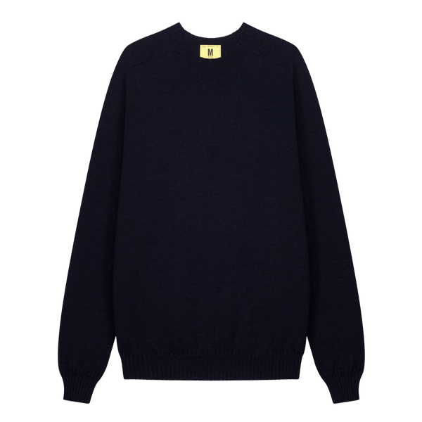 Marine Aris Merino Wool Knit Crewneck Sweater