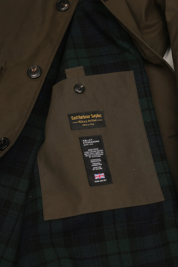 Olive Baxter F 2609 Raglan Trench Coat