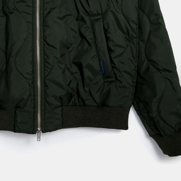 Roisin Green Teynham Military Quilt Bomber Jacket
