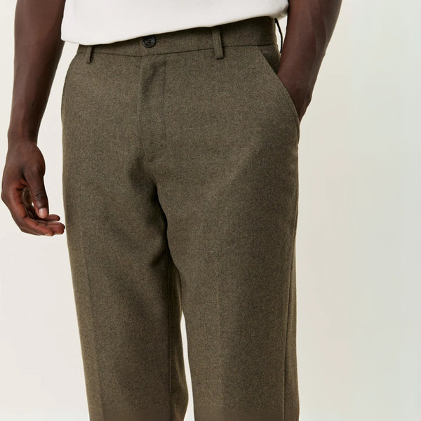 Bungee Cord Melange Como Reg Wool Suit Pants