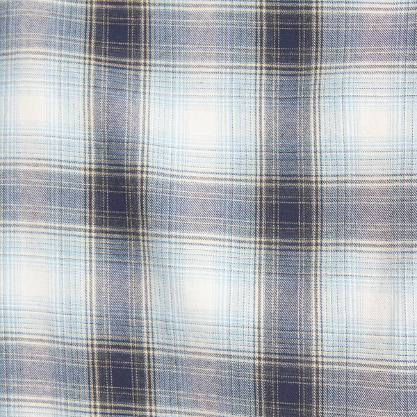 Navy Faziol Baiocco Plaid Check Shirt