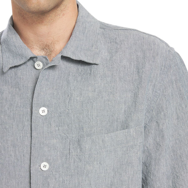 Acqua Donde Linen Chambray S/S Shirt