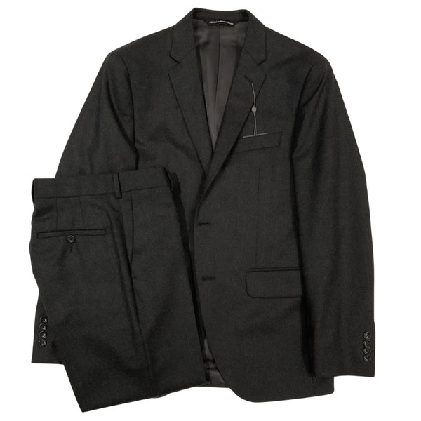 Anthracite Flannel Wool Suit