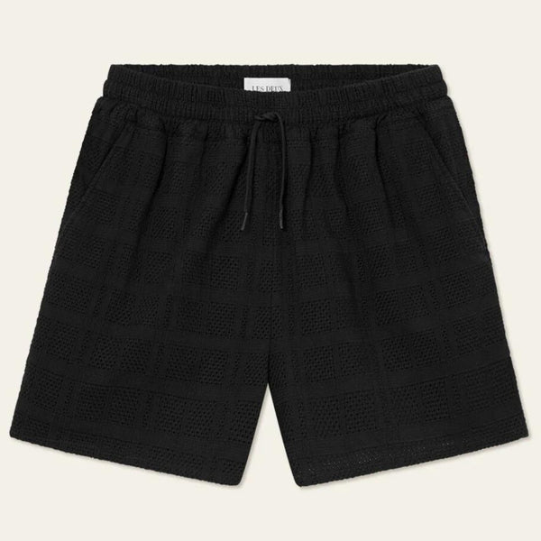 Black Charlie Broderie Anglais Cotton Shorts