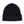 Navy Wool Ribbed Beanie Hat