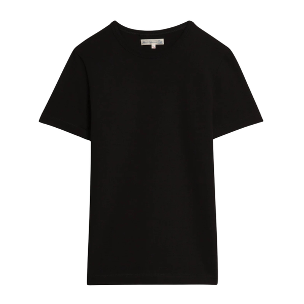 Deep Black 215 Classic Fit Loopwheeled Cotton 7.2 oz T-shirt