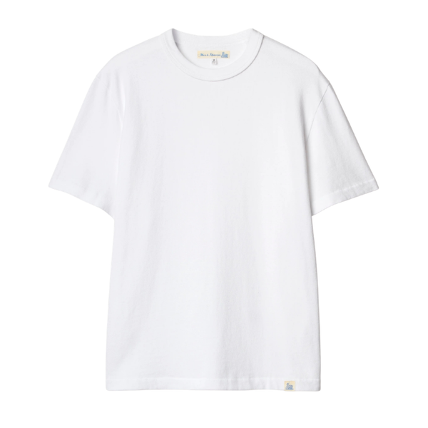 White 2S14 Relaxed Fit Loopwheeled 10.7 oz Heavy Cotton Slub T-shirt