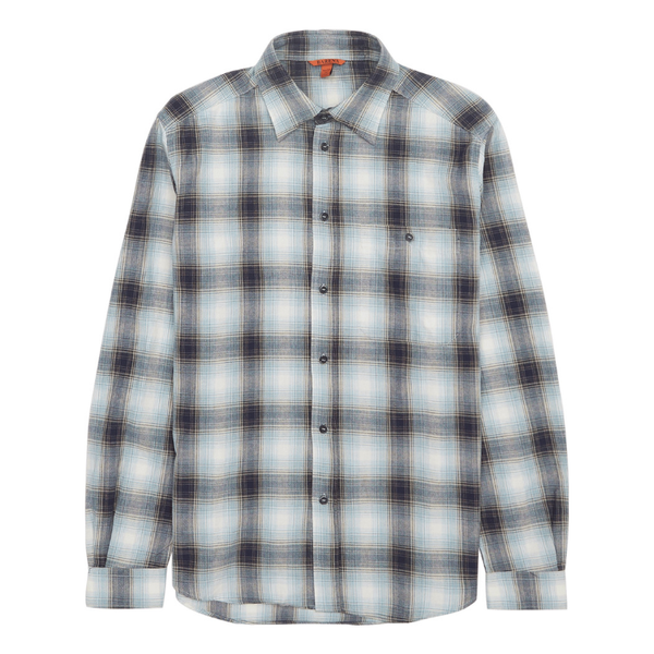 Navy Faziol Baiocco Plaid Check Shirt
