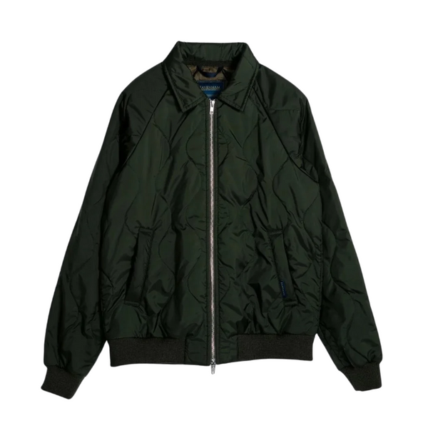 Roisin Green Teynham Military Quilt Bomber Jacket
