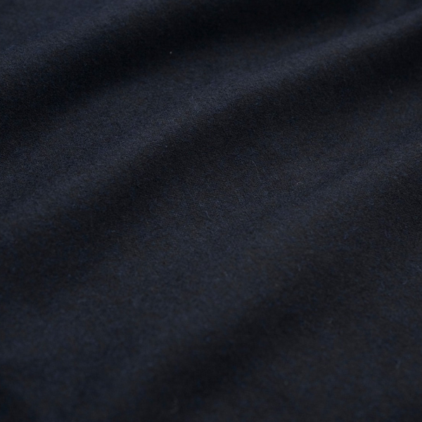Navy Wool Cashmere Twill Cuff Jacket