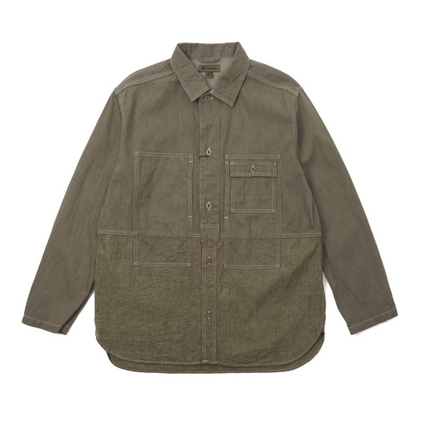 Green Type 2 Utility Cotton Shirt
