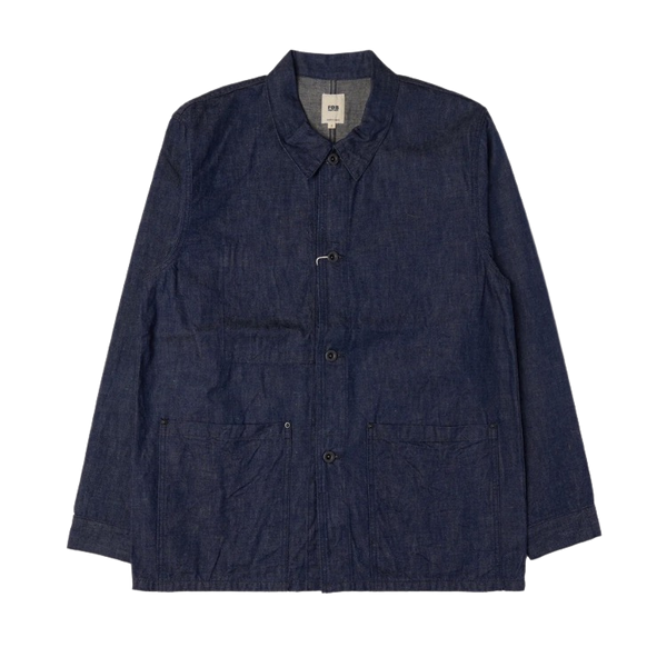 Dark Rinsed Indigo F2402 Denim Coverall Jacket