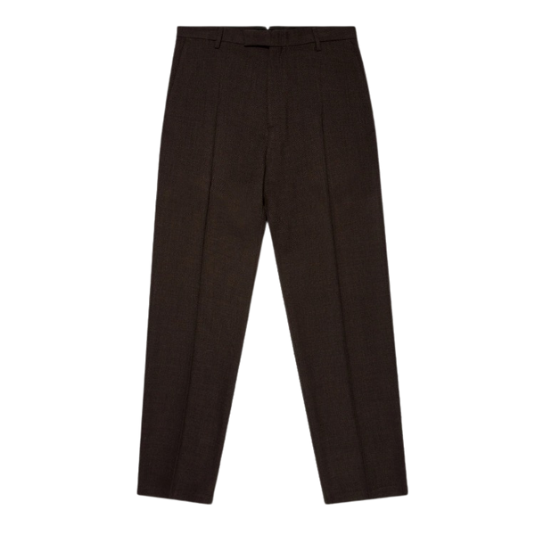 Truffle Textured Wool Trouser