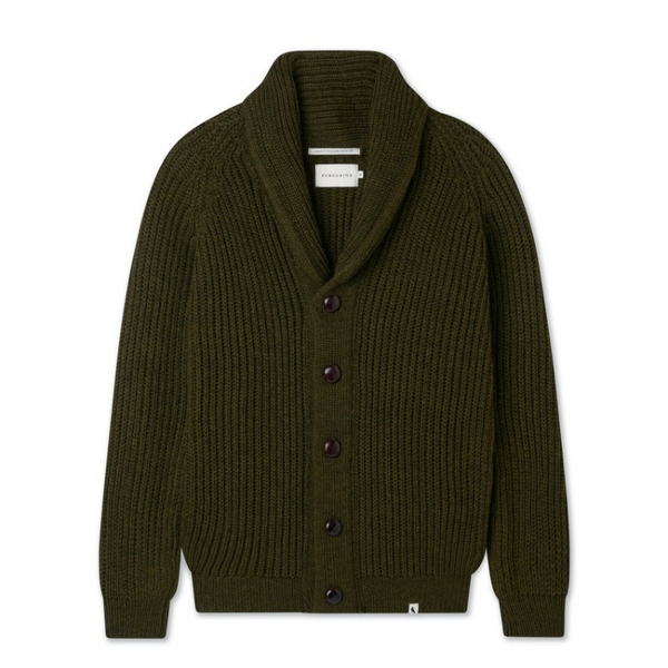 Olive Wilkinson Merino Wool Shawl Cardigan