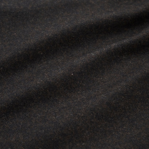 Brown Wool Cashmere 2Tuck Dress Trousers
