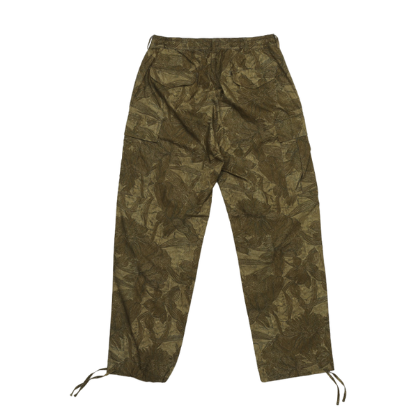 Green Camo James Wide Fit Cotton Trouser