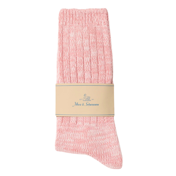 Peach/Nature GS07 Melange Cotton Socks
