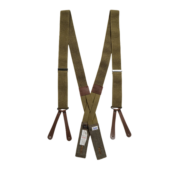 Green OX x LEE Field Worker F Suspenders