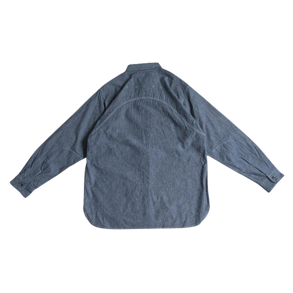 Indigo Chambray Medical Cotton Shirt