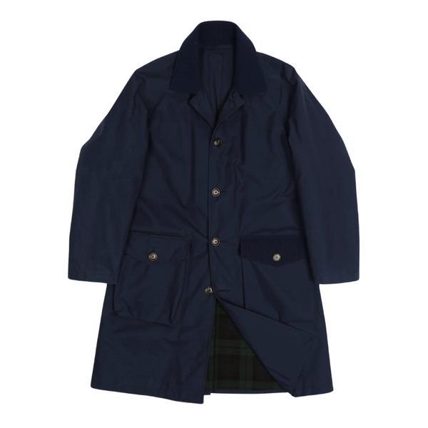 Navy Baxter F 2609 Raglan Trench Coat