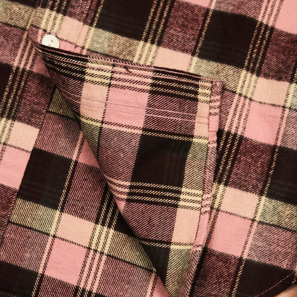 Red 5735 Heavyweight Check Flannel Shirt