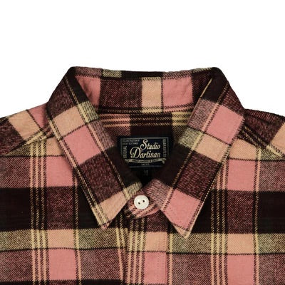 Red 5735 Heavyweight Check Flannel Shirt
