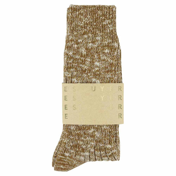 Brown Melange Blend Socks