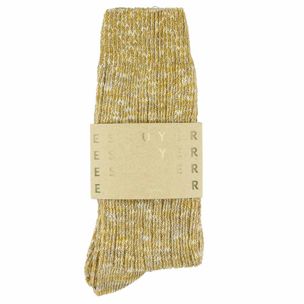 Mustard Melange Blend Socks