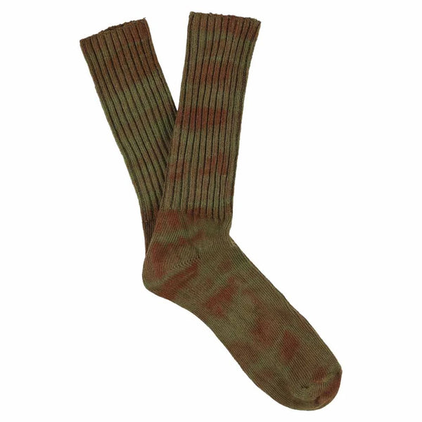 Brown/Green Tie Dye  Socks