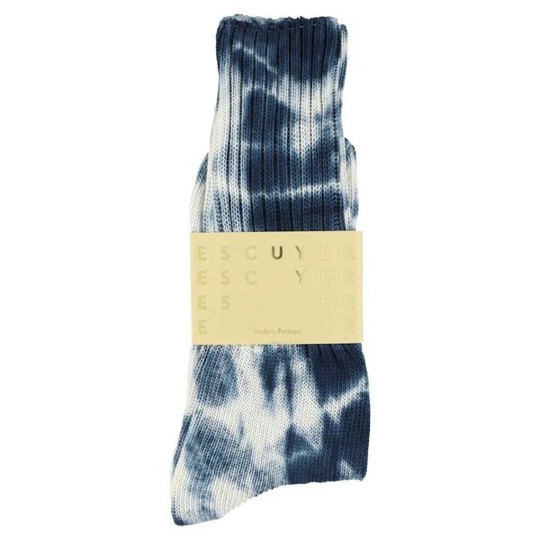 Off White/Graphite Tie Dye Socks