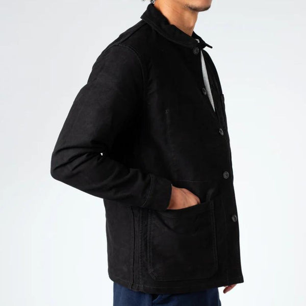 Black French Moleskin Jacket