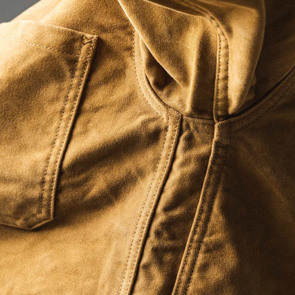 F2373 Olive French Moleskin Jacket