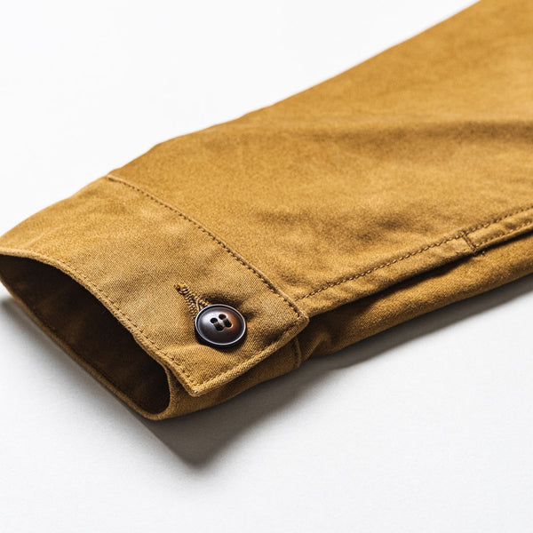 F2373 Olive French Moleskin Jacket