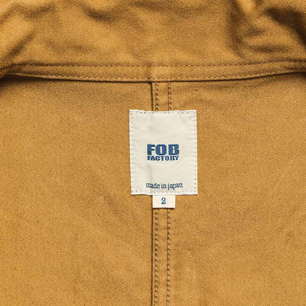 F2373 Olive French Moleskin Jacket