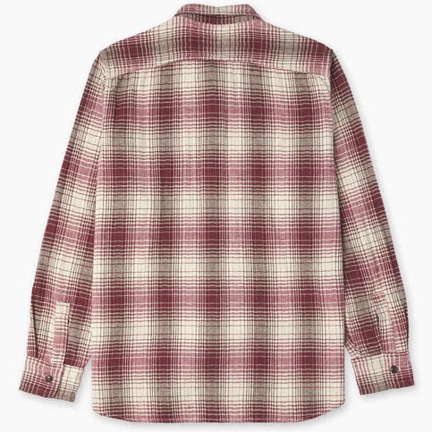 F3510 Red Heavy Flannel Work Shirt