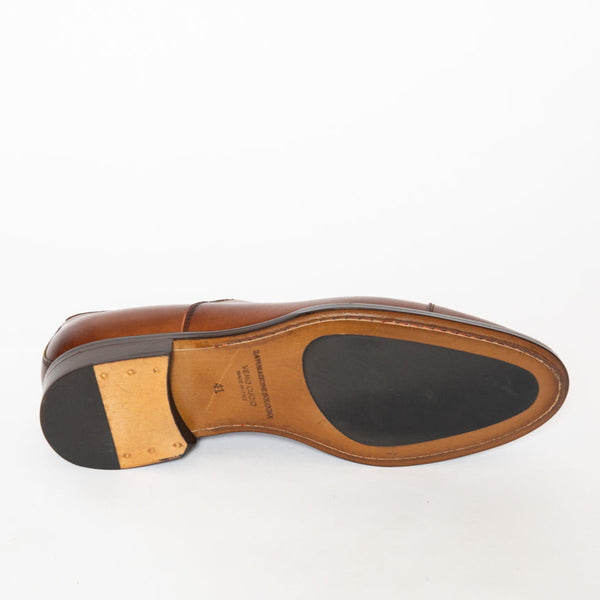 Crust Cuoio Made in Italy Leather Cap Toe Dress Shoes